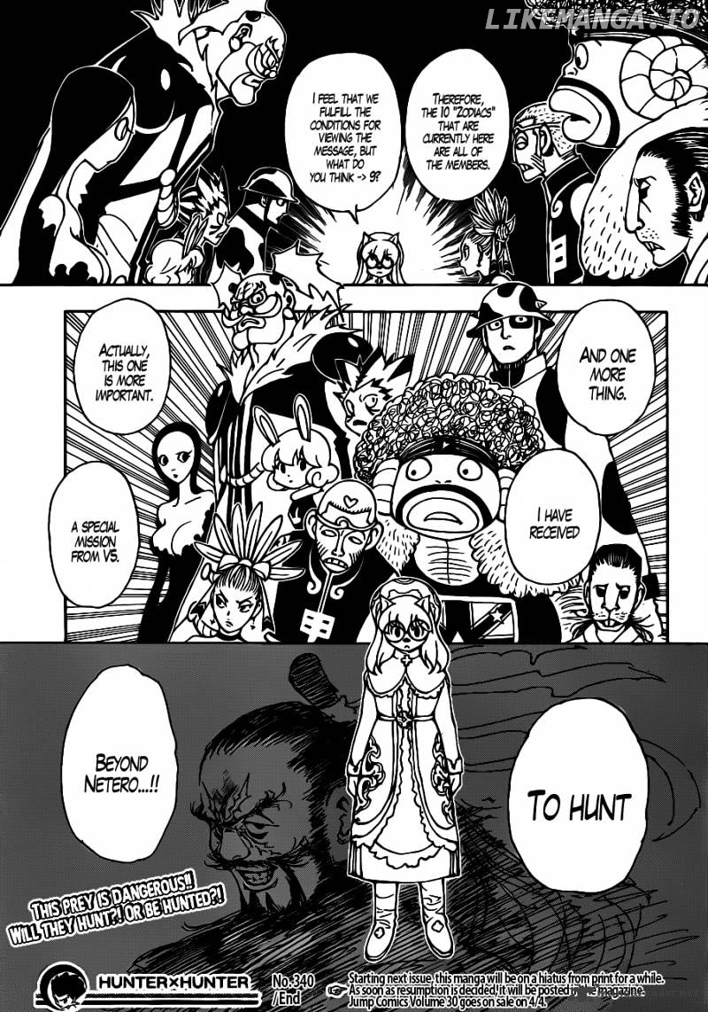 Hunter x Hunter, Chapter 340 image 19